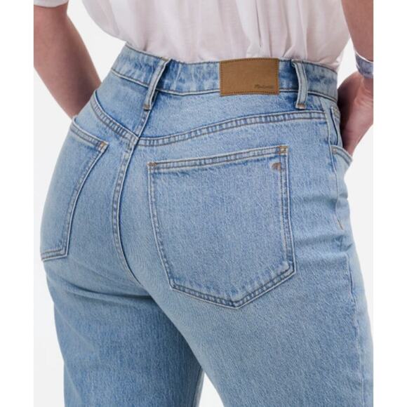 Madewell The Petite Curvy '90s Straight Mid Rise Jean Barbosa Wash Size 26P NWT - Picture 3 of 12